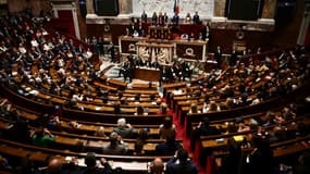 L'hémicycle de l'Assemblée nationale, le 28 juin 2022 à Paris