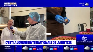 BFM Alsace est à la fabrique à Bretzels de Gundershoffen pour la journée internationale de la bretzel