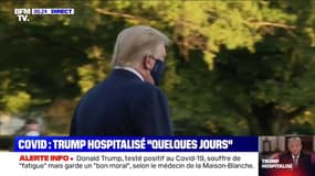 Donald Trump a quitté la Maison Blanche pour rejoindre un hôpital militaire