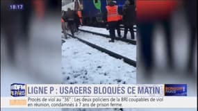 Paris: des usagers bloqués sur la ligne P du transilien