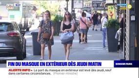 Covid-19: fin du masque en extérieur dès ce jeudi matin 