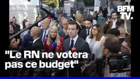 En visite au Mondial de l'auto, Jordan Bardella tacle le budget du gouvernement 