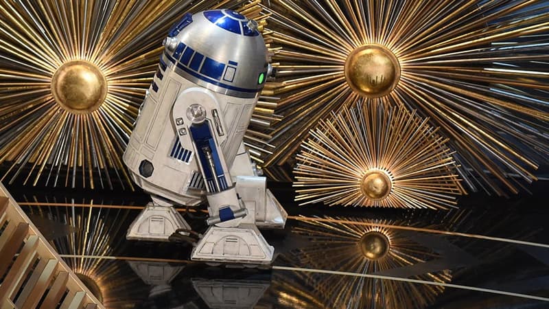 R2-D2 aux Oscars en février 2017.