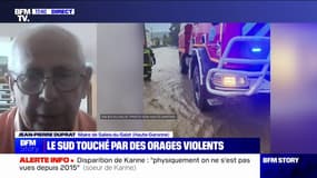 Orages dans le sud: "On est en train de réparer les dégâts", le maire de Salies-du-Salat témoigne de la situation dans sa ville