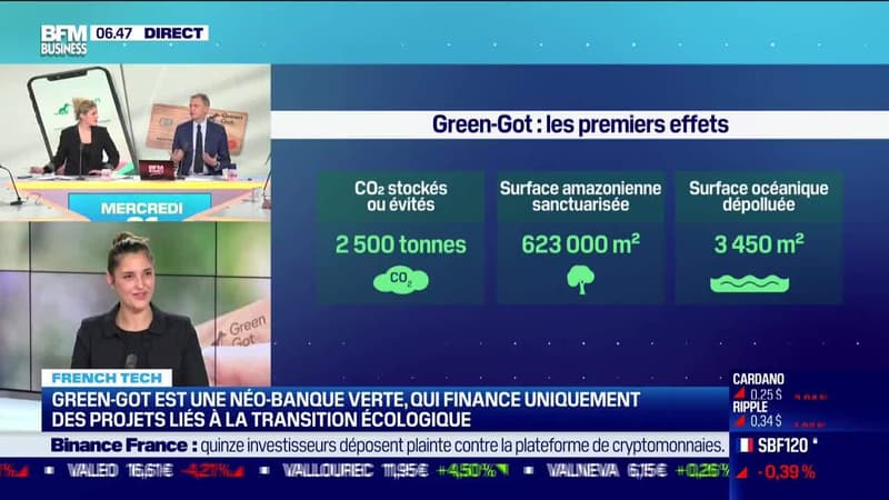 Maud Caillaux (Green-Got): La néo-banque verte Green-Got finance uniquement des projets liés à la transition écologique - 21/12