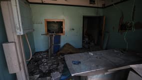 Vue depuis l'hôpital Shifa, l'un des principaux centres de santé de Gaza, gravement endommagé par les attaques israéliennes, le 16 avril 2025. 