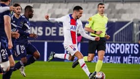 Pablo Sarabia lors du match Bordeaux-PSG, le 3 mars 2021