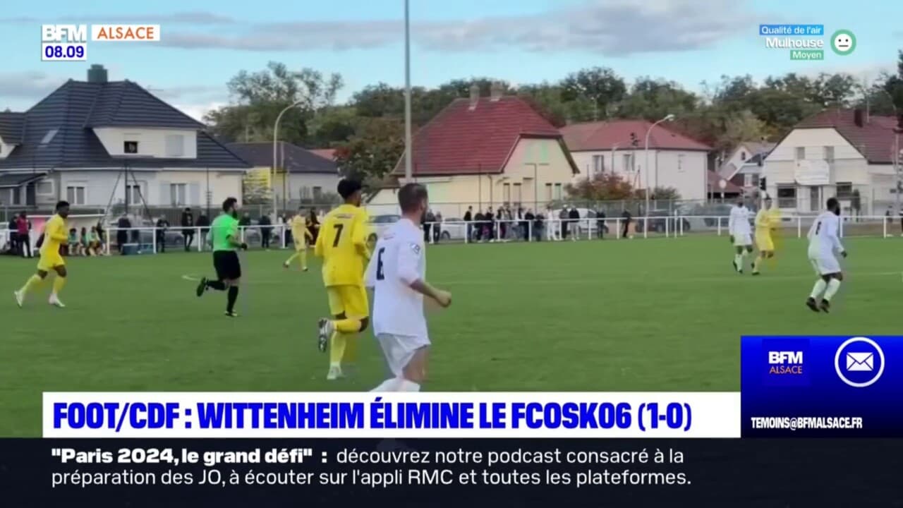 Coupe de France Wittenheim élimine le FCOSK06