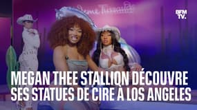   "Oh my god!", Megan Thee Stallion découvre ses deux statues de cire au Madame Tussauds de Los Angeles 