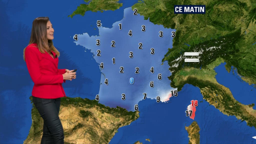 Météo températures lundi matin Météo températures lundi matin