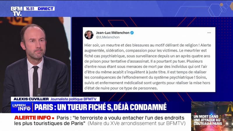 Attaque à Paris: Jean-Luc Mélenchon exprime sa 