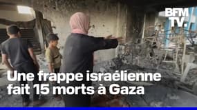 Gaza: une frappe israélienne fait au moins 15 morts dans une école transformée en refuge 