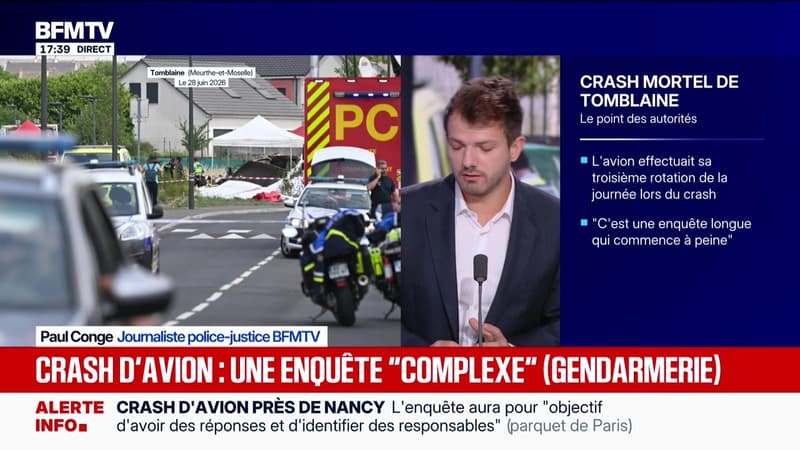 Marschall Truchot : Crash d'avion, une enquête "complexe" (gendarmerie) - 30/06
