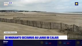 Traversée de la Manche: 38 migrants secourus au large de Calais