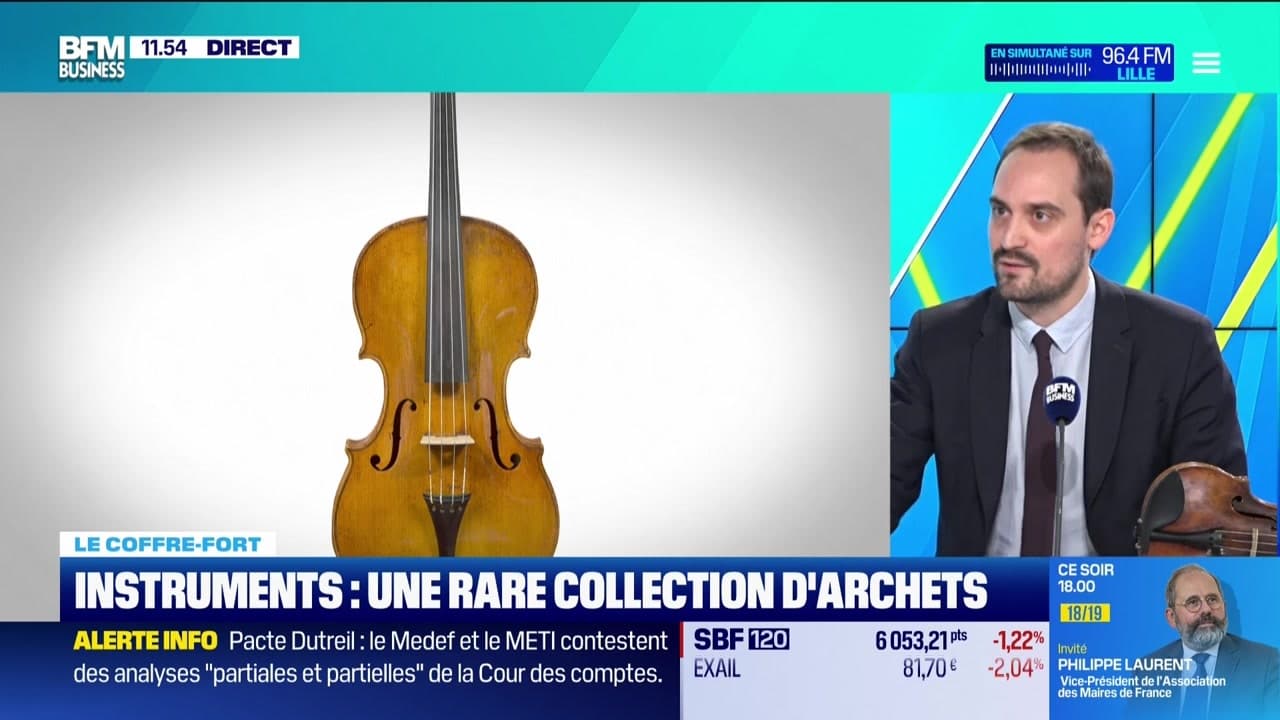 Le coffre-fort : Instruments, une rare collection d'archets - 18/11