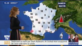 La météo pour ce samedi 10 mars 2018