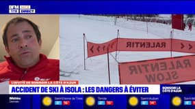 Accident mortel de ski à Isola 2000: Il "n'y a pas plus d'accidents qu'avant", assure Yannick Garin, président du Comité ski Côte d'Azur 