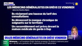 Hautes-Alpes: les médecins généralistes en grève ce vendredi