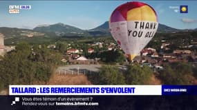 Tallard: une montgolfière avec des remerciements va voyager dans le ciel du monde 