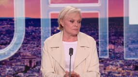 L'actrice Muriel Robin sur le plateau de BFMTV le 14 mai 2025