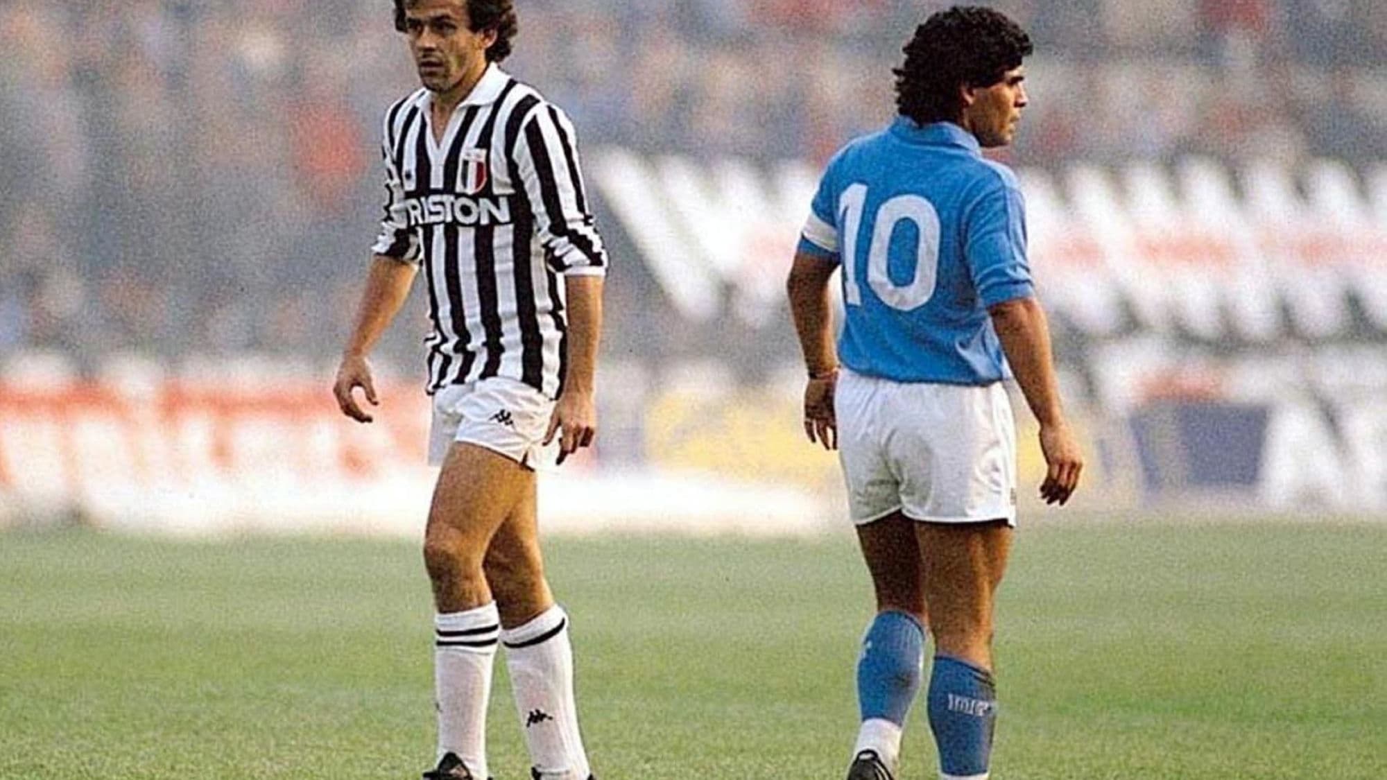 Platini et Maradona Platini et Maradona