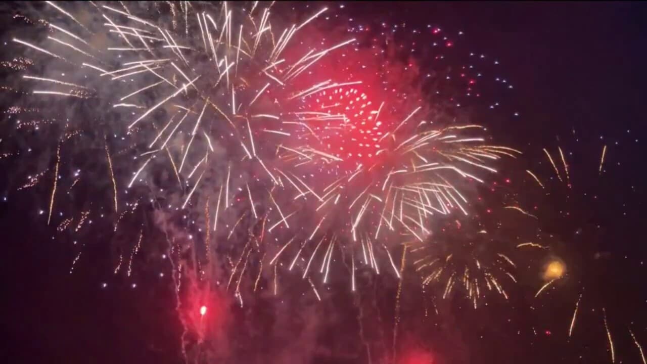 Nice découvrez les images du feu d'artifice du 14Juillet