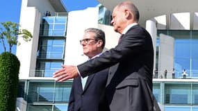 Keir Starmer et Olaf Scholz à Berlin le 28 août 2024