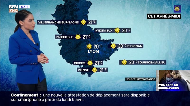 La météo de ce dimanche pour la région lyonnaise