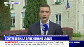 Jordan Bardella: "Le seul qui se réjouit d'une candidature d'Éric Zemmour, c'est Emmanuel Macron"