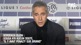 Bordeaux-Dijon : Sousa n'a aucun doute, il y avait penalty sur Briand 