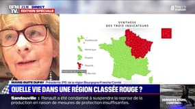 "La crainte que j'ai, c'est pour les activités touristiques." La présidente de la région Bourgogne-Franche-Comté demande une aide financière supplémentaire pour les régions rouges