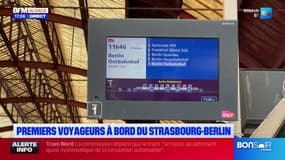 Strasbourg: top départ pour la ligne de train vers Berlin