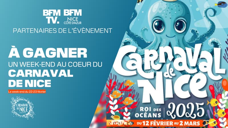 Gagnez un séjour pour 2 personnes pour le Carnaval de Nice. 