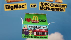 L'édition limitée du "Happy Meal" de McDonald's aux Etats-Unis.