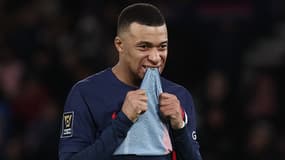 Kylian Mbappé avec le PSG lors du Trophée des champions, le 3 janvier 2024