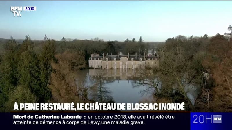 Le château de Blossac victime des crues en Ille-et-Vilaine