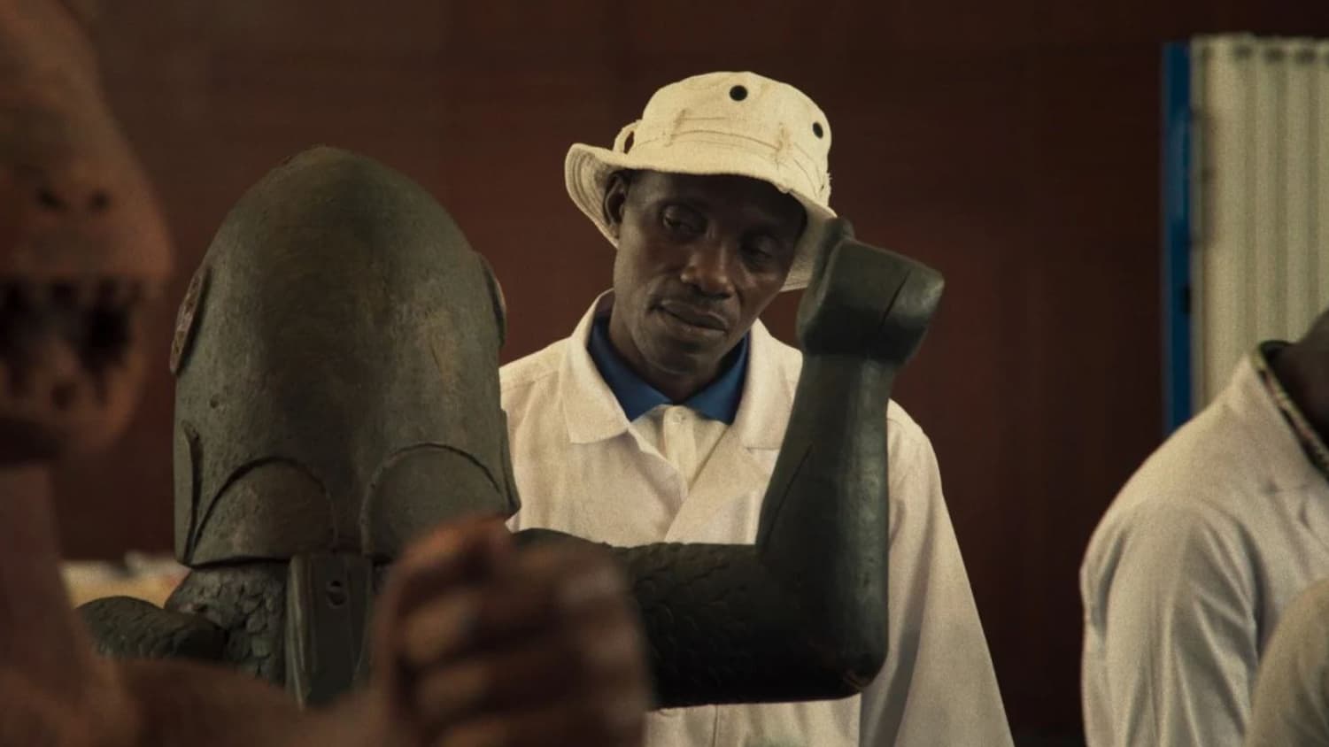 Une scène du film "Dahomey" de Mati Diop