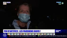 14-Juillet: les Parisiens ravis du feu d'artifice
