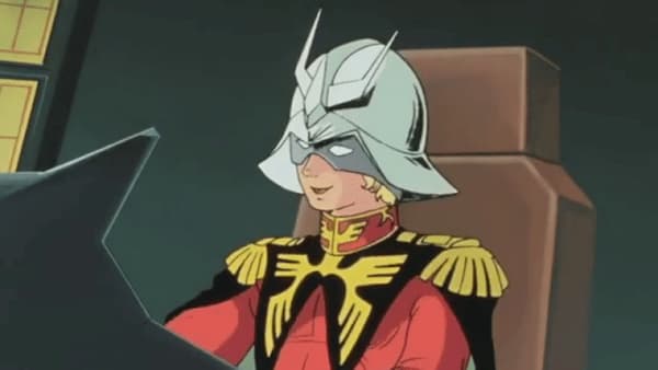 Char Aznable, personnage de Gundam inspiré par Charles Aznavour