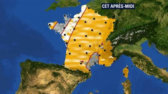Le temps pour ce lundi Le temps pour ce lundi