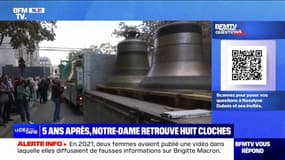 Notre-Dame de Paris retrouve les huit cloches du beffroi nord à trois mois de la réouverture