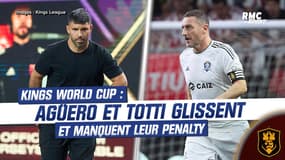 Kings World Cup : Agüero et Totti glissent et manquent leur penalty