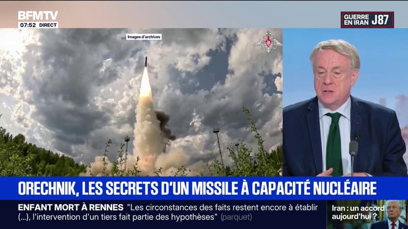 Guerre en Ukraine: la Russie a utilisé des missiles "Orechnik" pouvant porter des charges nucléaires