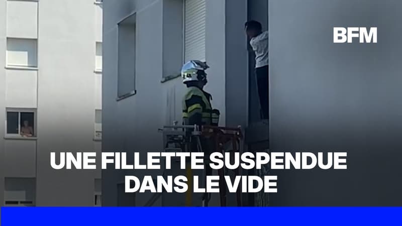 Aubagne: une fillette suspendue dans le vide, sauvée par les pompiers