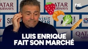 "Des légumes et la boulangerie", Luis Enrique esquive une question mercato