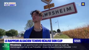 De Gambsheim à Schiltigheim, le rappeur Tchovo tourne son clip dans des villages alsaciens