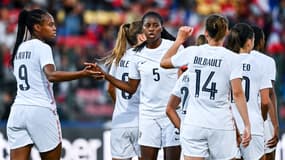 L'équipe de France féminine, le 1er juillet 2022.