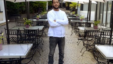 Le rappeur Lacrim à Paris le 26 août 2014