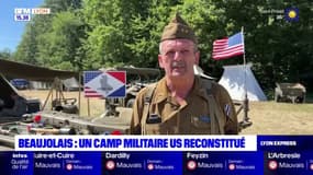 Beaujolais: un camp militaire américain de la seconde guerre mondiale reconstitué