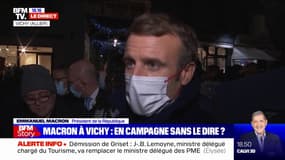 Emmanuel Macron sur la démission d'Alain Griset: "Il a pris ses responsabilités suite à une décision de justice"